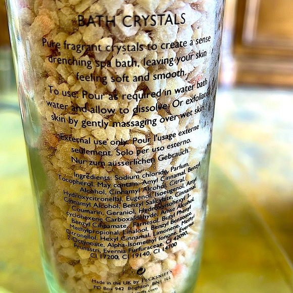 🛀🏽PECKSNIFF’S AROMATHERAPY Bath CrystalsUnopenedVanilla&Buttermilk.15.80oz - Picture 2 of 4